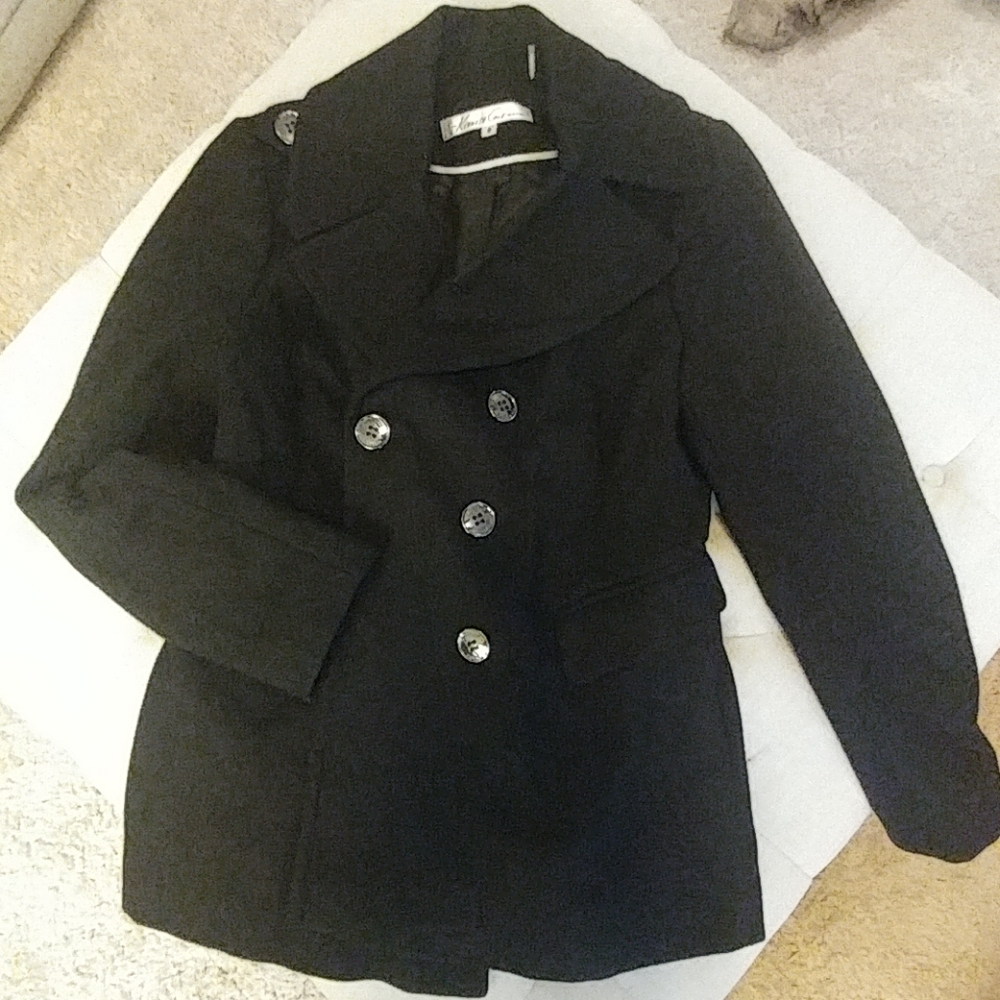 Kenneth Cole double-breasted peacoat size 8